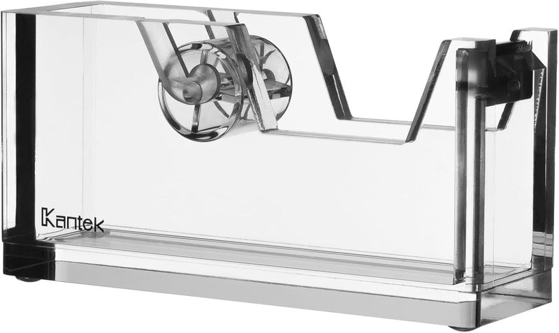 Kantek Clear Acrylic Tape Dispenser - 1.8-Inch Wide, 5.6-Inch Deep, 2.9-Inch High - Image 2